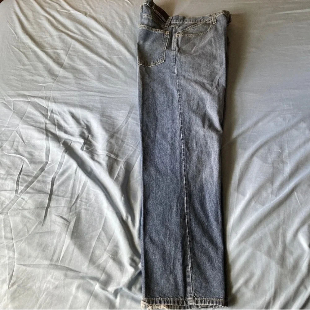Levi’s SilverTab Jeans Mens 33x34 Wide Leg Baggy Y2K Skater Grunge Distressed - Picture 8 of 11